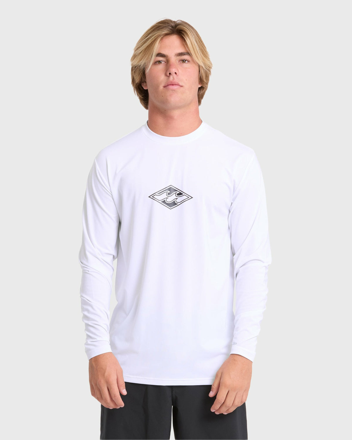 Billabong Men's All Day Wave Long Sleeve Surf Tee - White