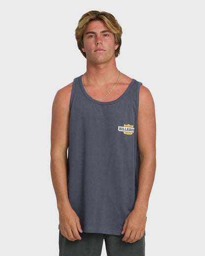 Billabong Men's Walled Premium Tank Top - Graystone