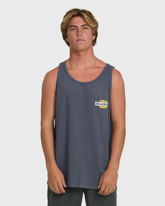 Billabong Men's Walled Premium Tank Top - Graystone