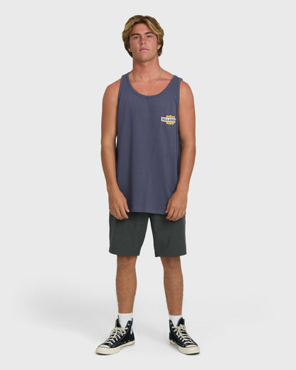 Billabong Men's Walled Premium Tank Top - Graystone