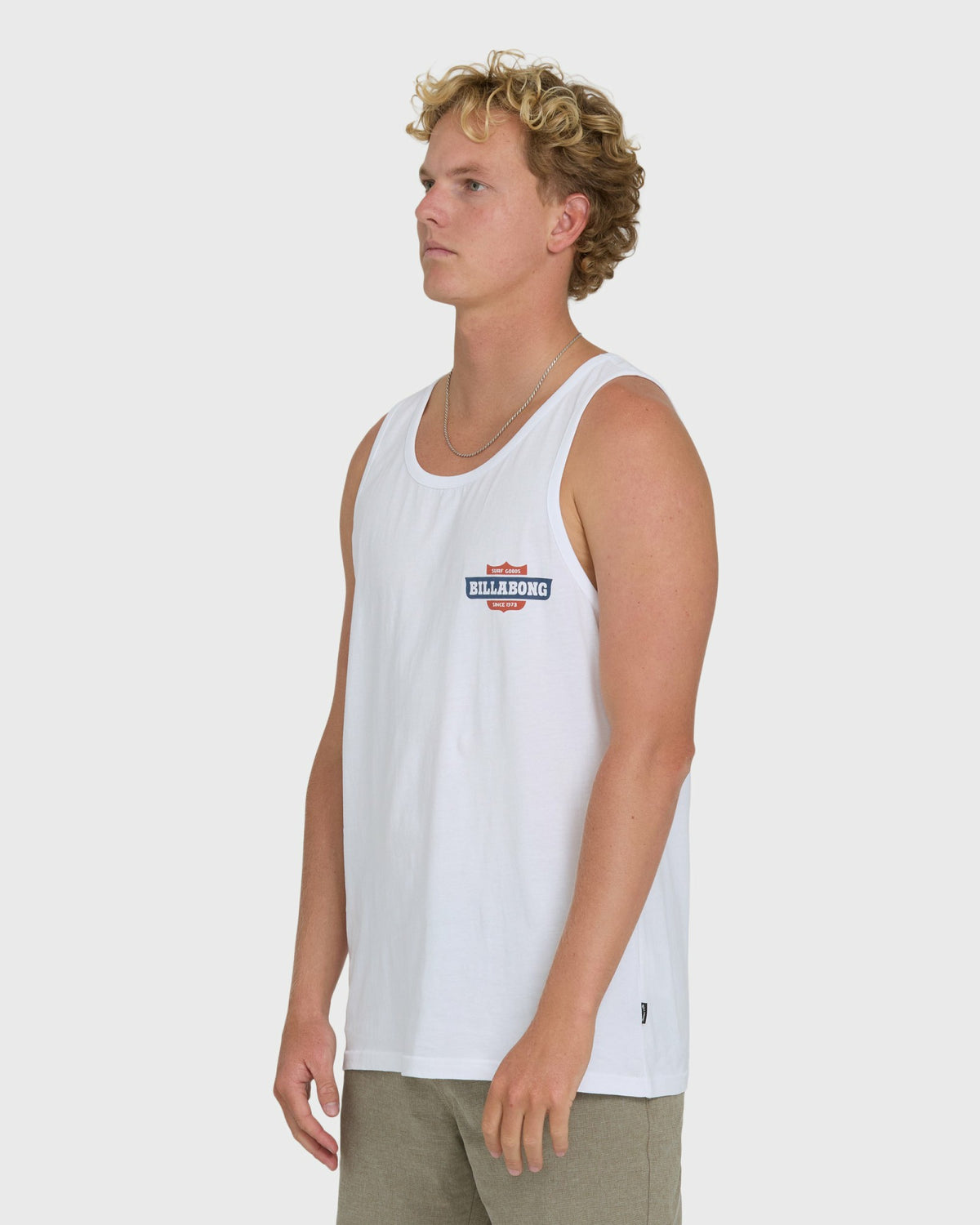 Billabong Men's Walled Premium Tank Top - White