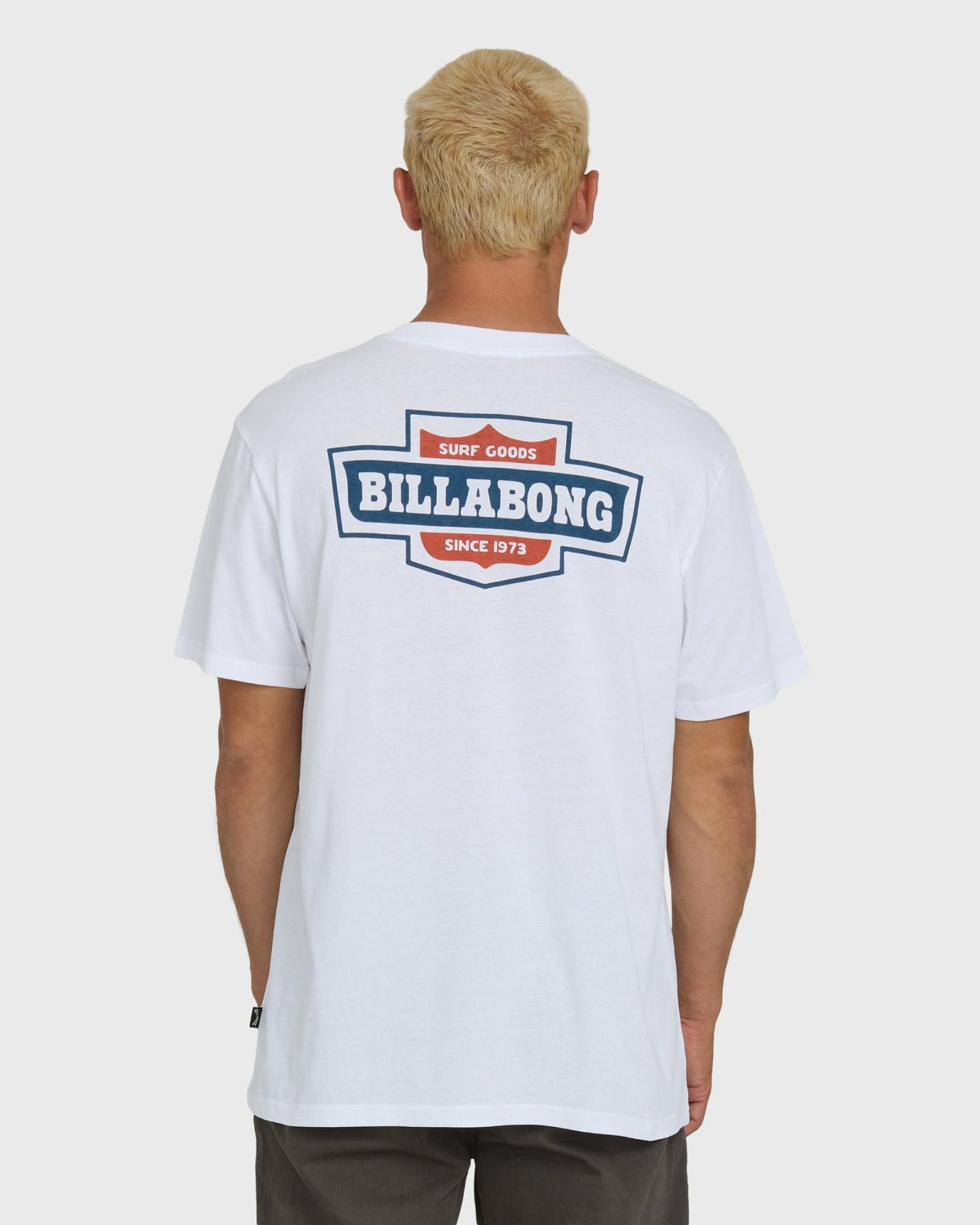 Billabong Men's Walled Premium Short Sleeve Knit T-Shirt - White