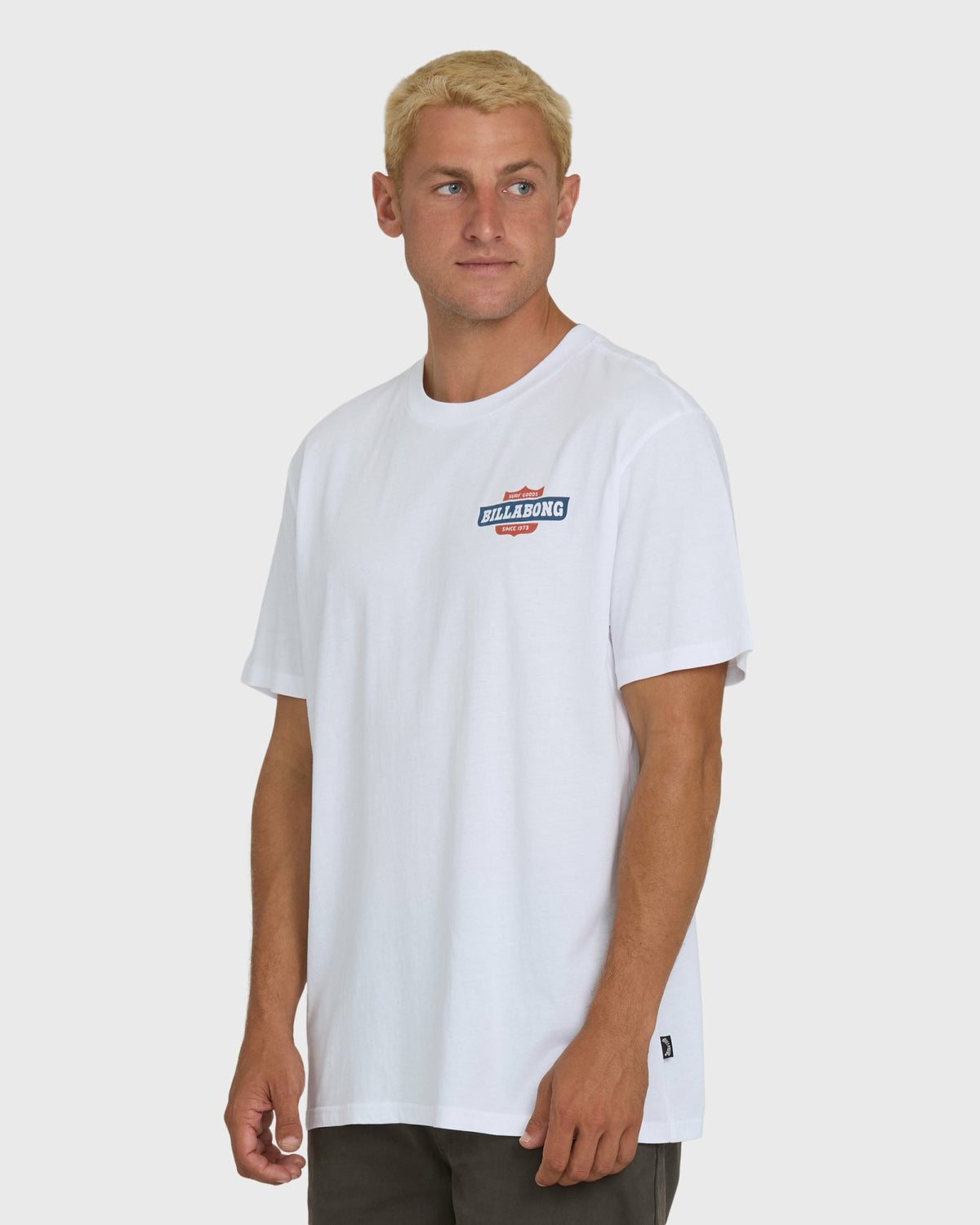 Billabong Men's Walled Premium Short Sleeve Knit T-Shirt - White