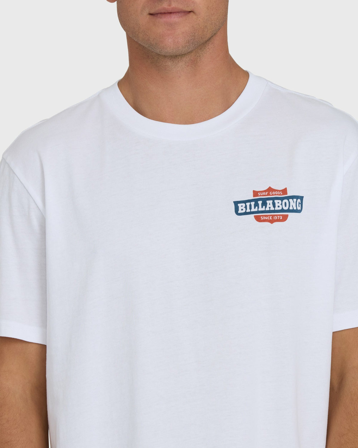 Billabong Men's Walled Premium Short Sleeve Knit T-Shirt - White