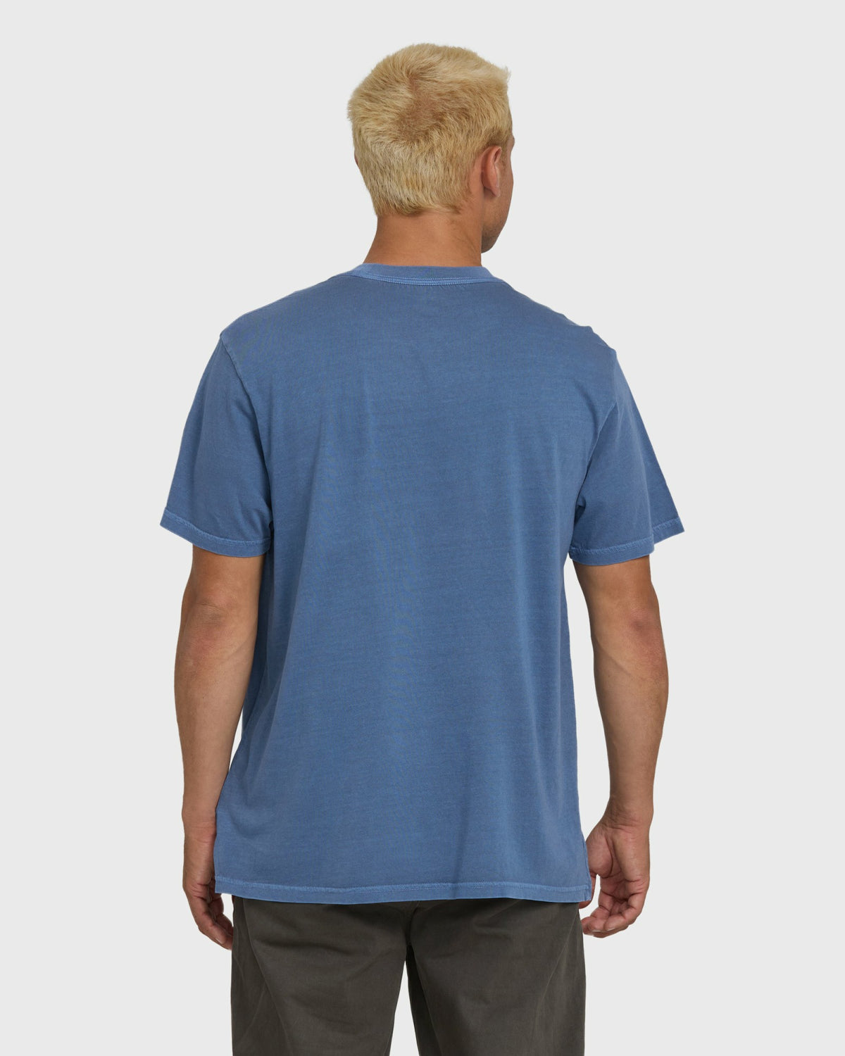 Billabong Men's Essential Wave Washed Premium Short Sleeve Pocket Tee - Blue Horizon