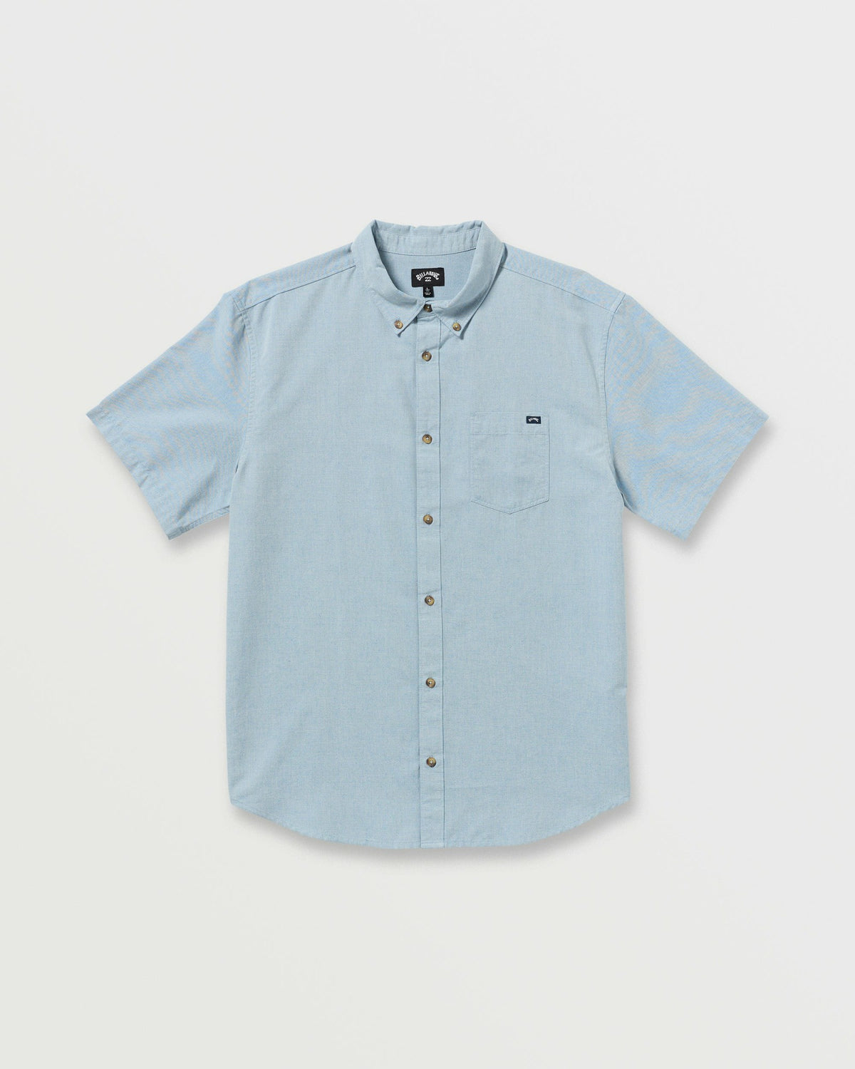Billabong Men's All Day Short Sleeve Shirt - Powder Blue
