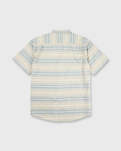Billabong Men's All Day Stripe Short Sleeve Shirt - Desert Sand