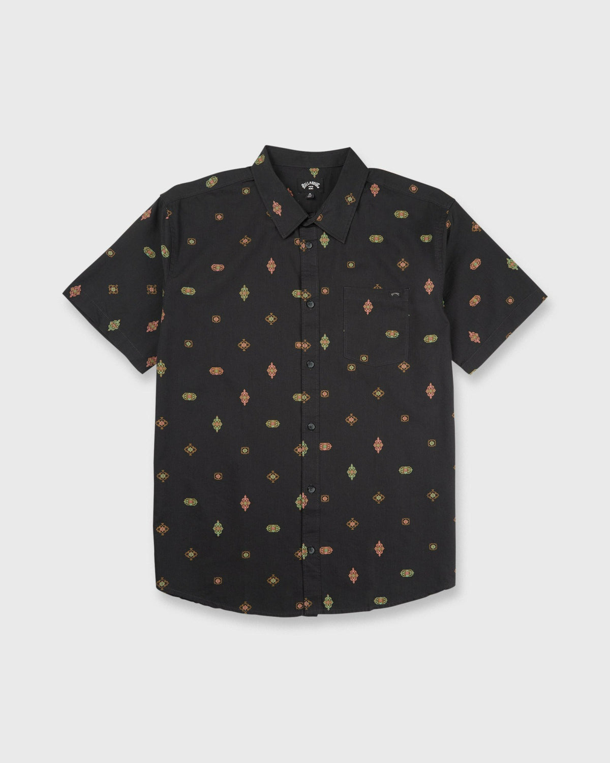 Billabong Men's Sundays Mini Short Sleeve Woven Shirt - Phantom