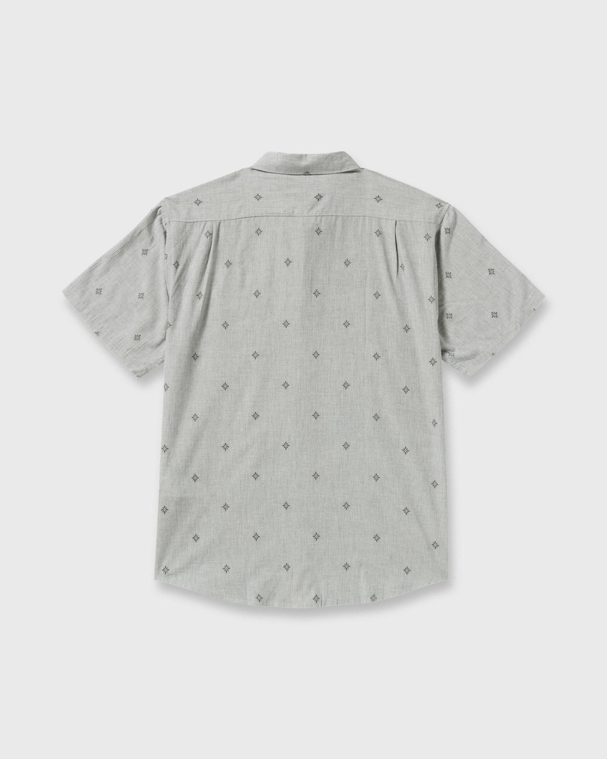 Billabong Men's All Day Jacquard Short Sleeve Shirt - Silver