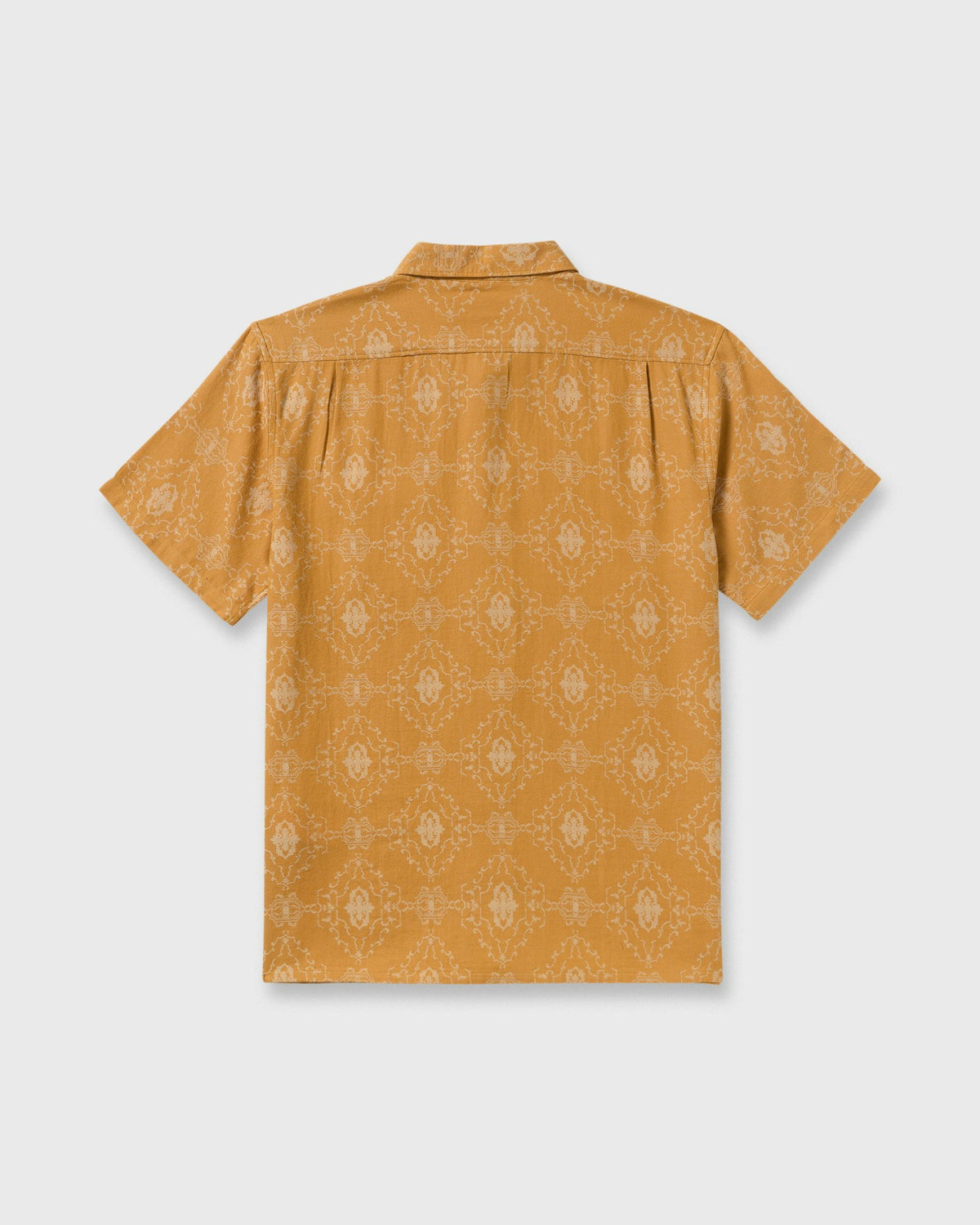 Billabong Men's Sundays Jacquard Short Sleeve Woven Shirt - Golden Haze