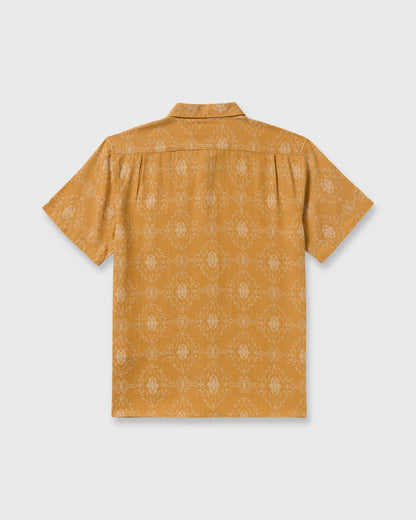 Billabong Men's Sundays Jacquard Short Sleeve Woven Shirt - Golden Haze