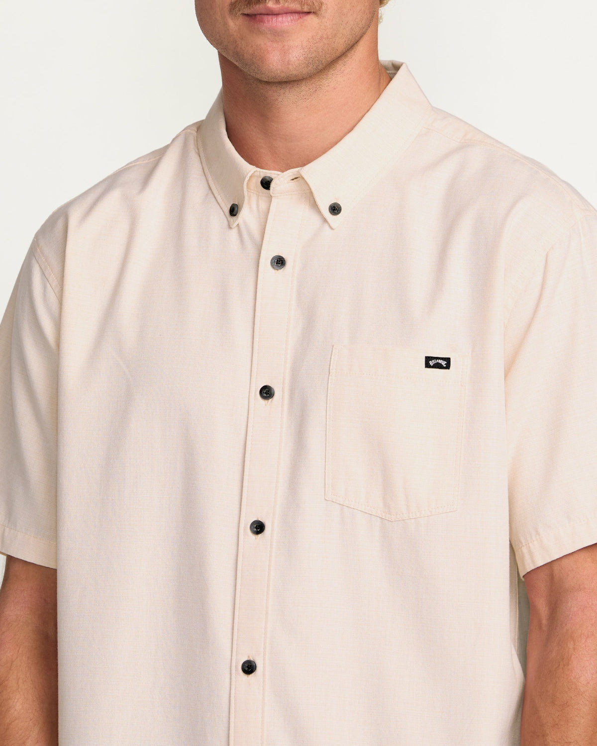 Billabong Men's All Day Short Sleeve Shirt - Coral Haze