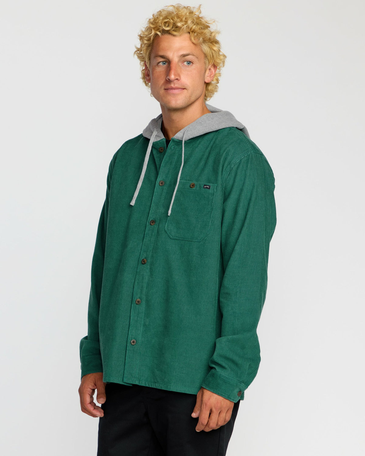 Billabong Men's Baja Long Sleeve Flannel Shirt - Sage Green