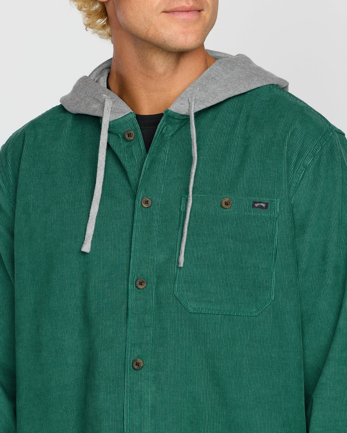 Billabong Men's Baja Long Sleeve Flannel Shirt - Sage Green