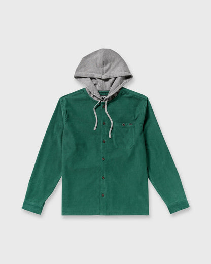 Billabong Men's Baja Long Sleeve Flannel Shirt - Sage Green