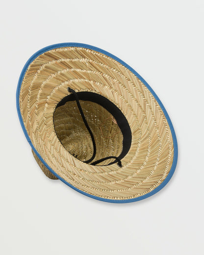 Billabong Men's Tides Patch Straw Hat - Carolina Blue