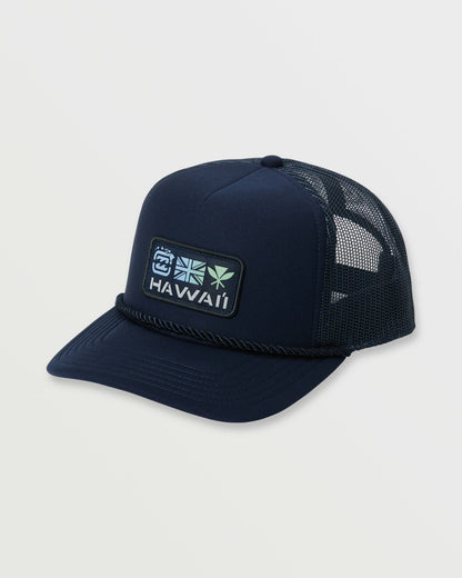 Billabong Men's Kahili Hi Trucker Hat - Navy