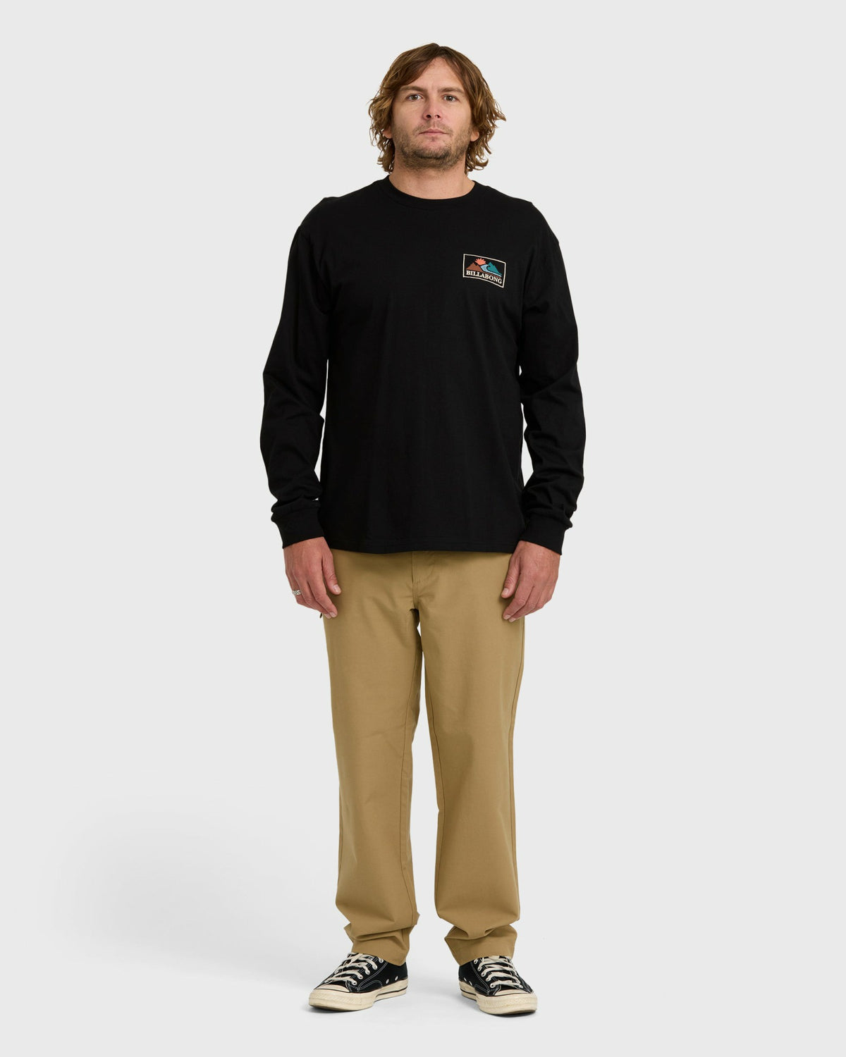 Billabong Men's A\/Div Range Long Sleeve T-Shirt - Black