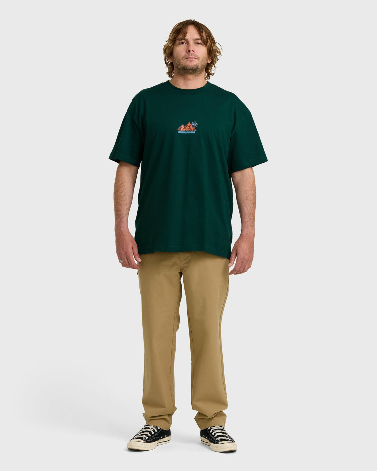 Billabong Men's A\/Div Reach The Peak OG Short Sleeve T-Shirt - Spruce Green