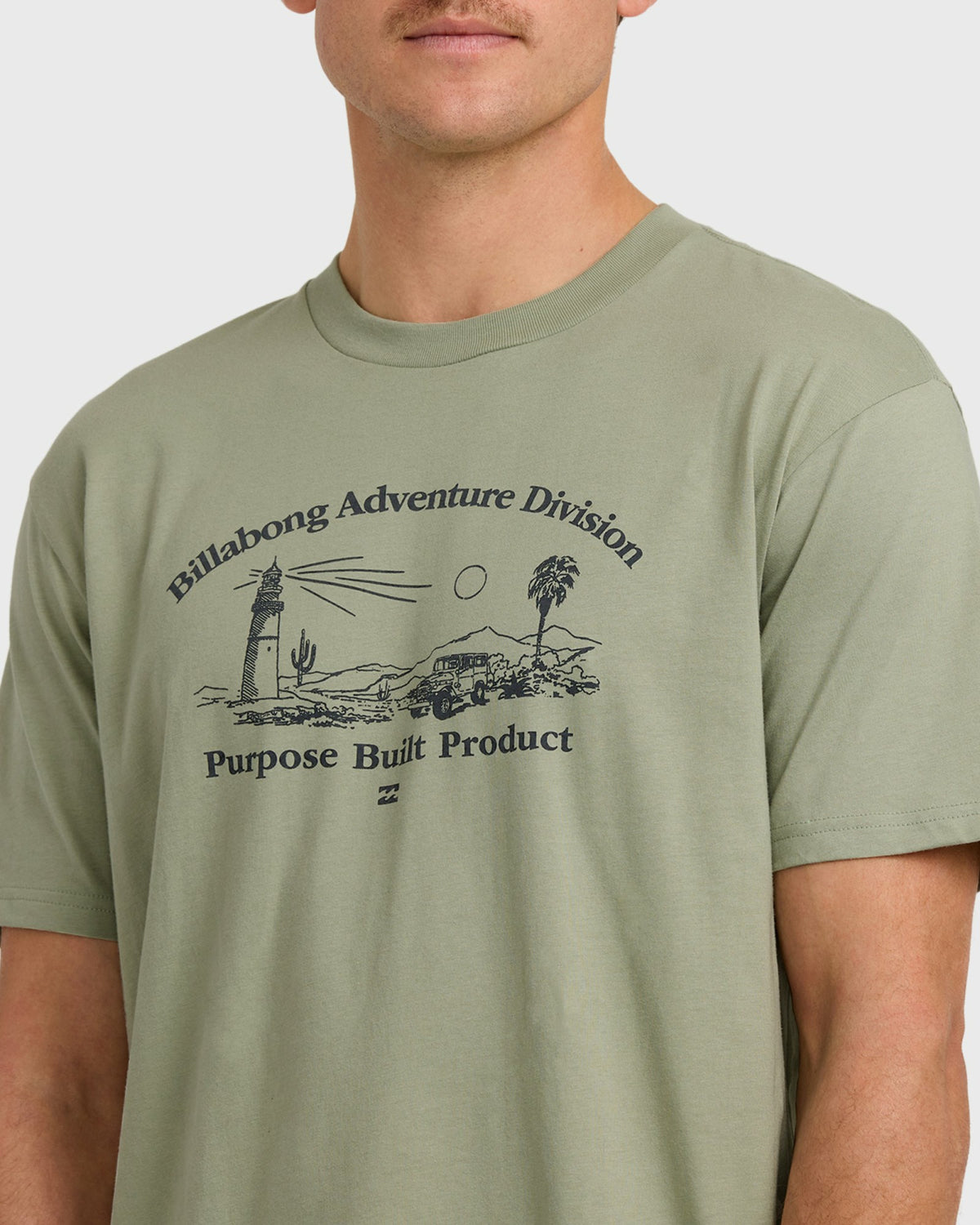 Billabong Men's A\/Div Scenic Route Short Sleeve T-Shirt - Seagrass