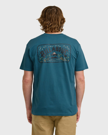 Billabong Men's A\/Div Scenic Arch Short Sleeve T-Shirt - Real Teal
