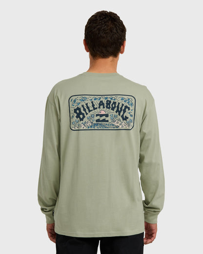 Billabong Men's A\/Div Scenic Arch Long Sleeve T-Shirt - Seagrass