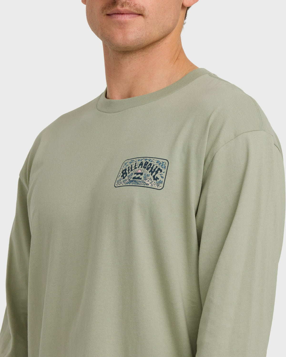 Billabong Men's A\/Div Scenic Arch Long Sleeve T-Shirt - Seagrass