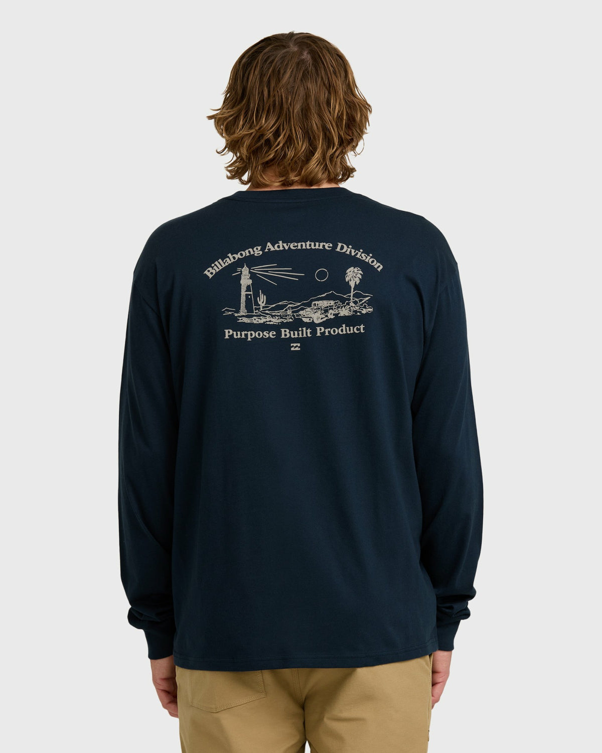 Billabong Men's A\/Div Scenic Route Long Sleeve T-Shirt - Navy
