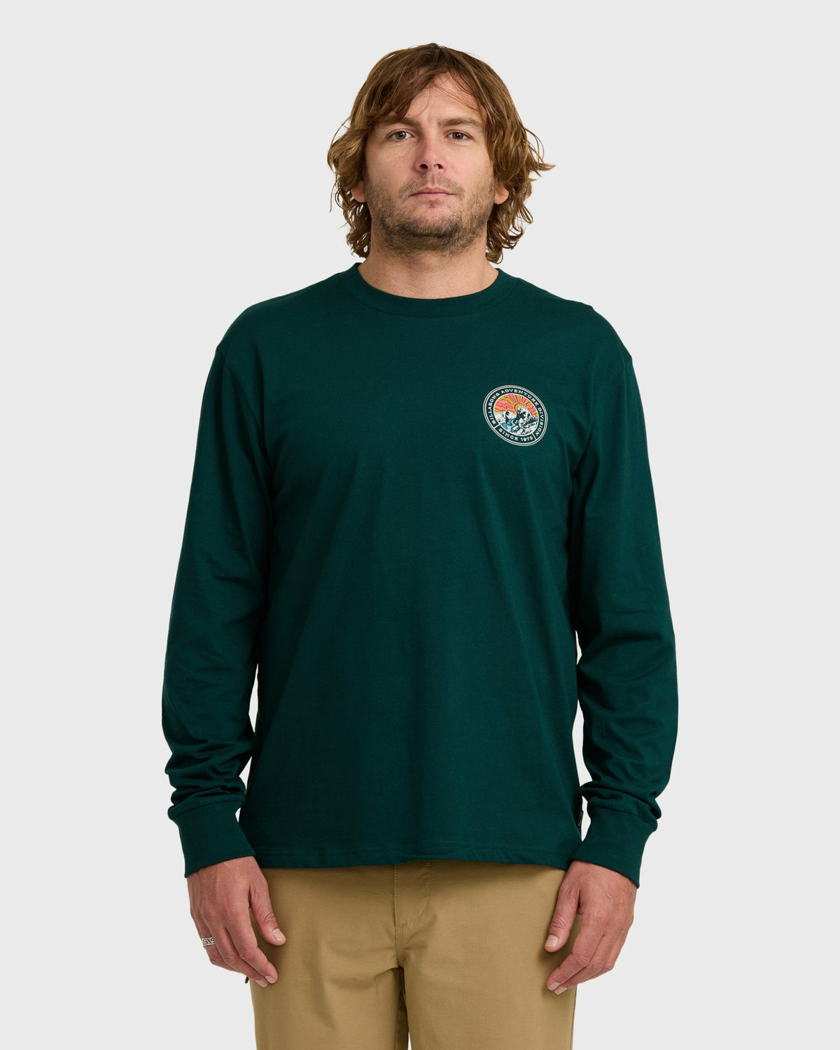Billabong Men's A\/Div Rockies Long Sleeve T-Shirt - Spruce Green