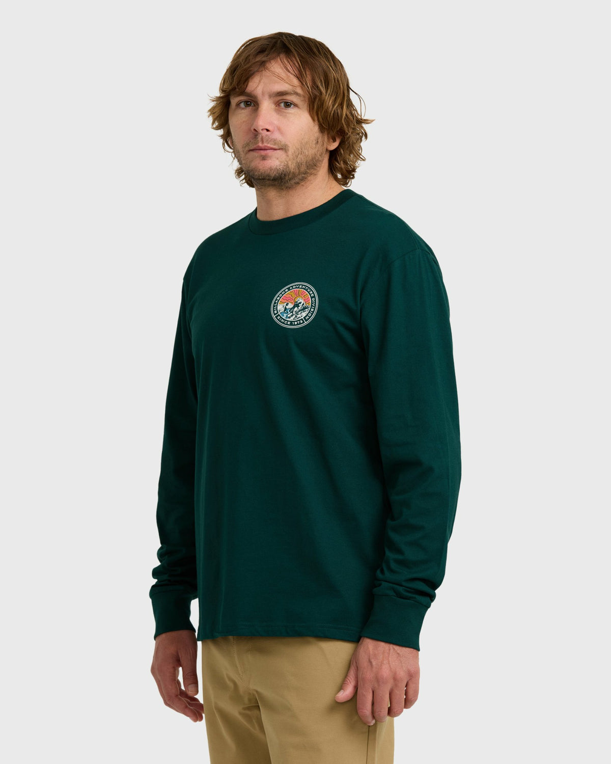 Billabong Men's A\/Div Rockies Long Sleeve T-Shirt - Spruce Green