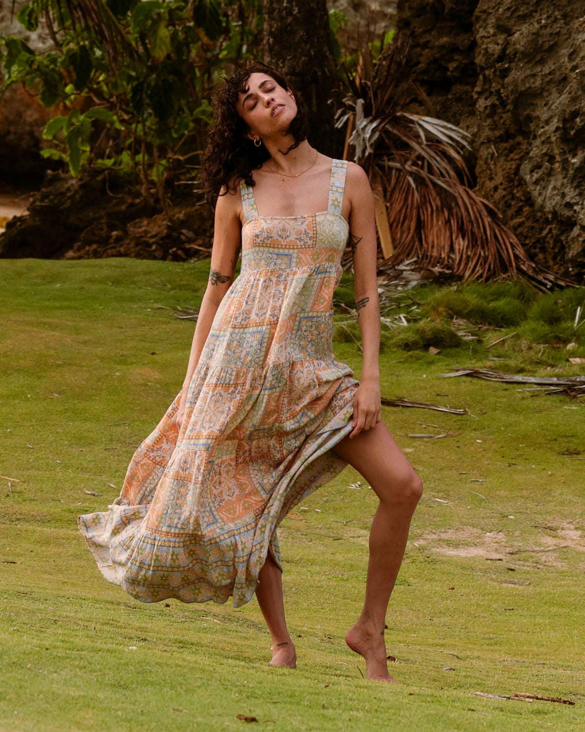 Billabong Women's All Good Maxi Dress - Twilight Blue