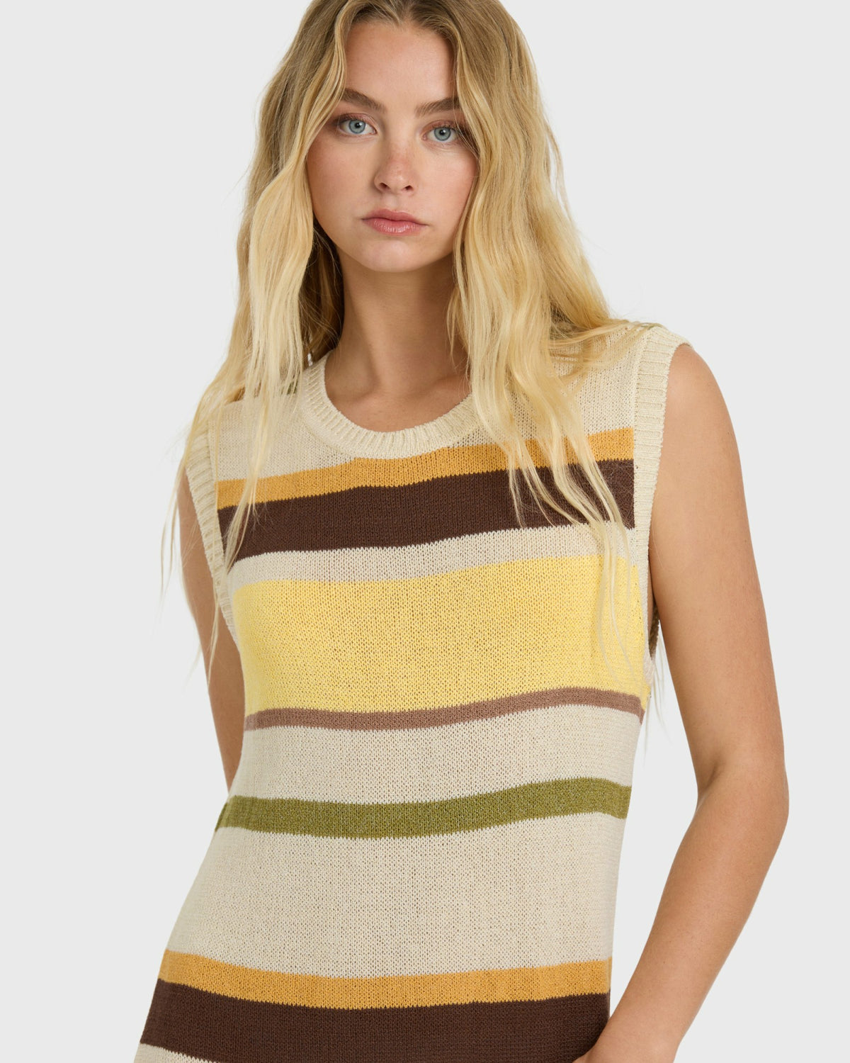 Billabong Women's Those Days Knit Midi Dress - White Cap