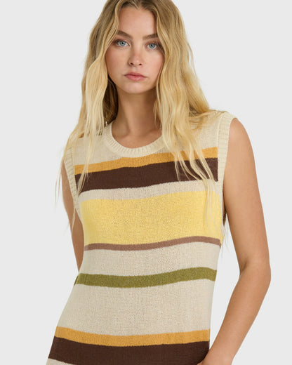 Billabong Women's Those Days Knit Midi Dress - White Cap