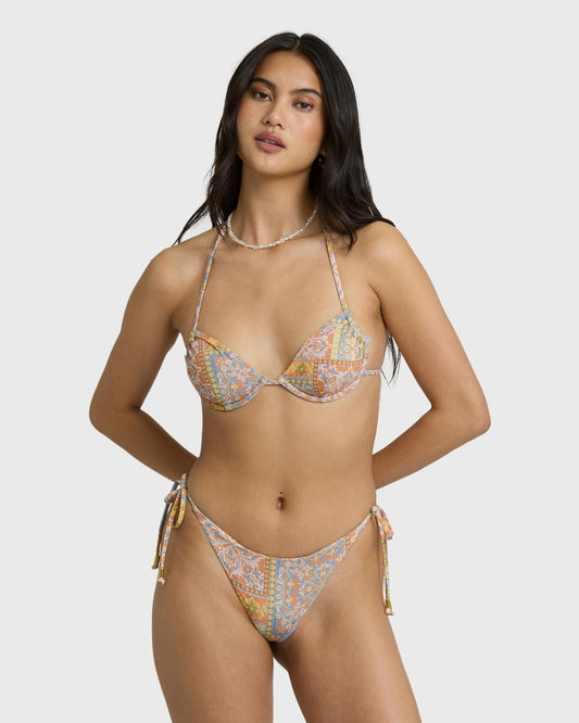 Billabong Women's Take It Back Strappy Underwire Bikini Top - Twilight Blue