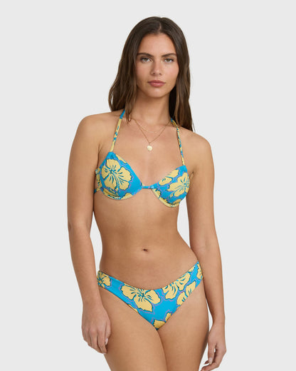 Billabong Women's Tropic Shift Strappy Underwire Bikini Top - Atlantis