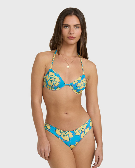 Billabong Women's Tropic Shift Strappy Underwire Bikini Top - Atlantis