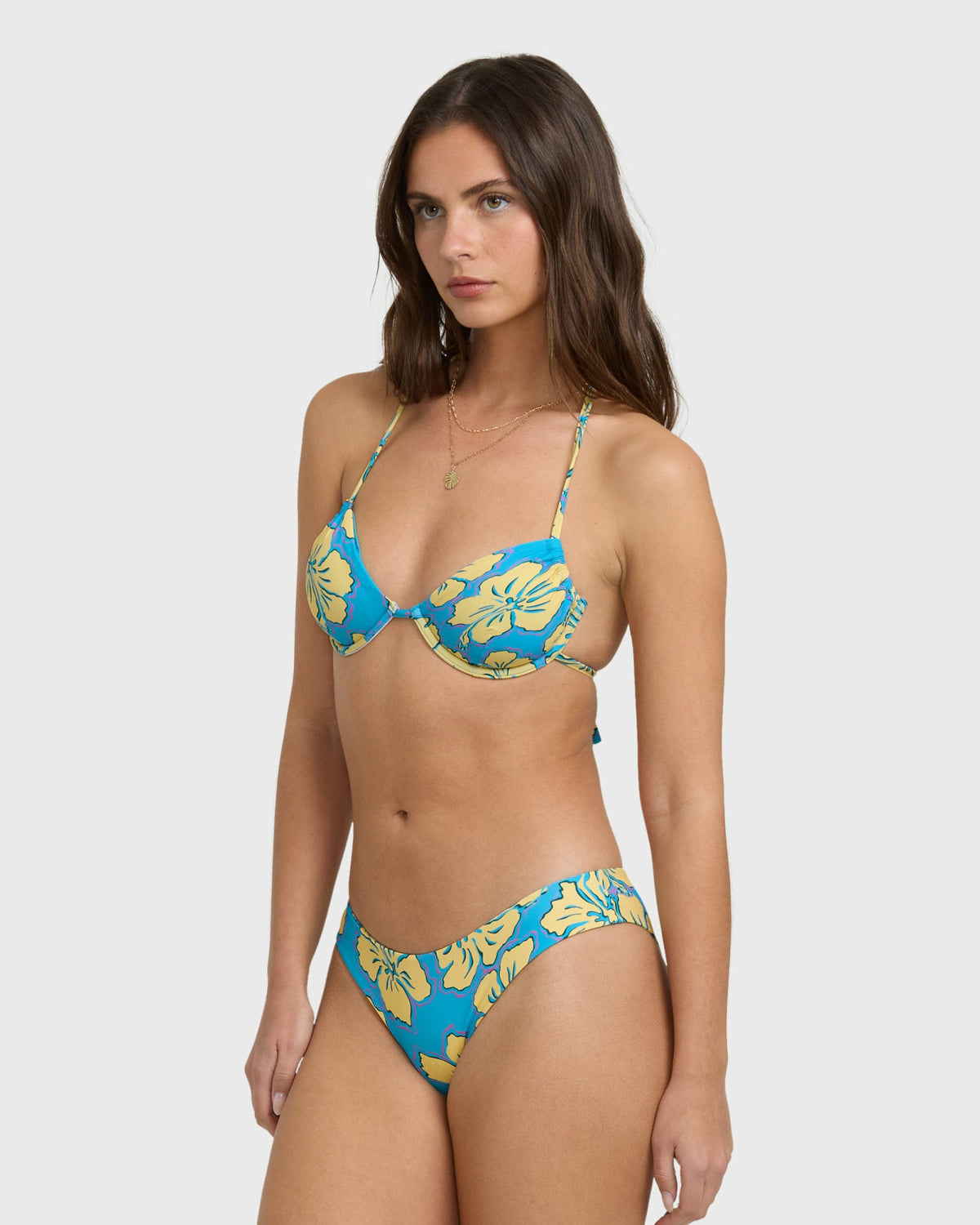 Billabong Women's Tropic Shift Strappy Underwire Bikini Top - Atlantis