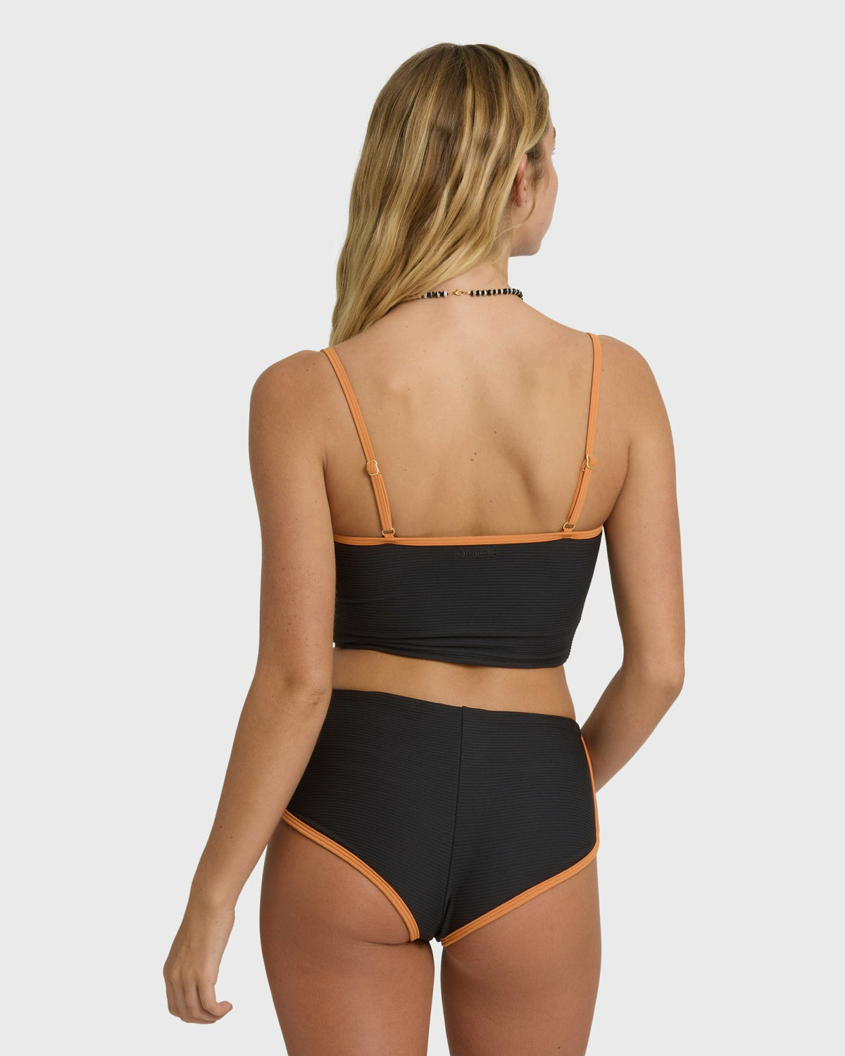 Billabong Women's Tanlines Surf Tank Swim Tank Bikini Top - Black