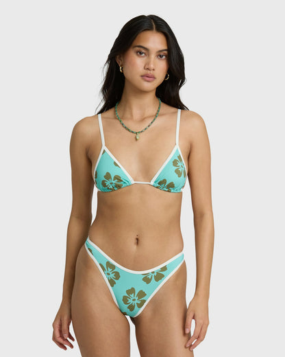 Billabong Women's Last Summer Mini Slide Triangle Bikini Top - Ocean Spray