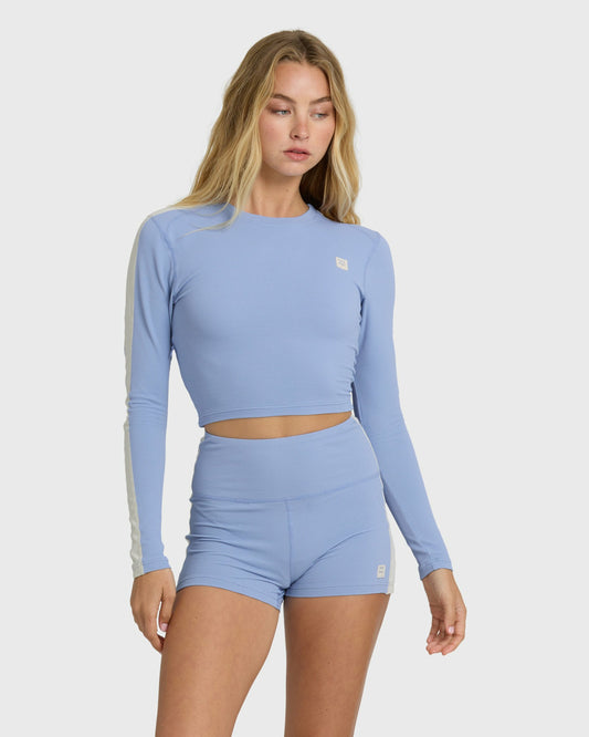Billabong Women's Paddle Pusher Short Surf Short Bikini Bottom - French Blue
