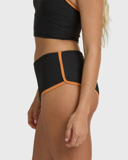 Billabong Women's Tanlines Surf Short Surf Short Bikini Bottom - Black