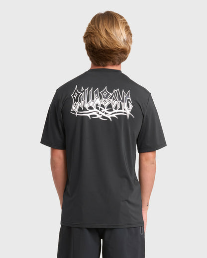 Billabong Men's Rift Short Sleeve Surf Tee - Black