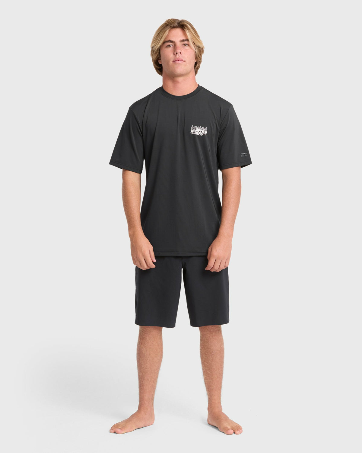 Billabong Men's Rift Short Sleeve Surf Tee - Black