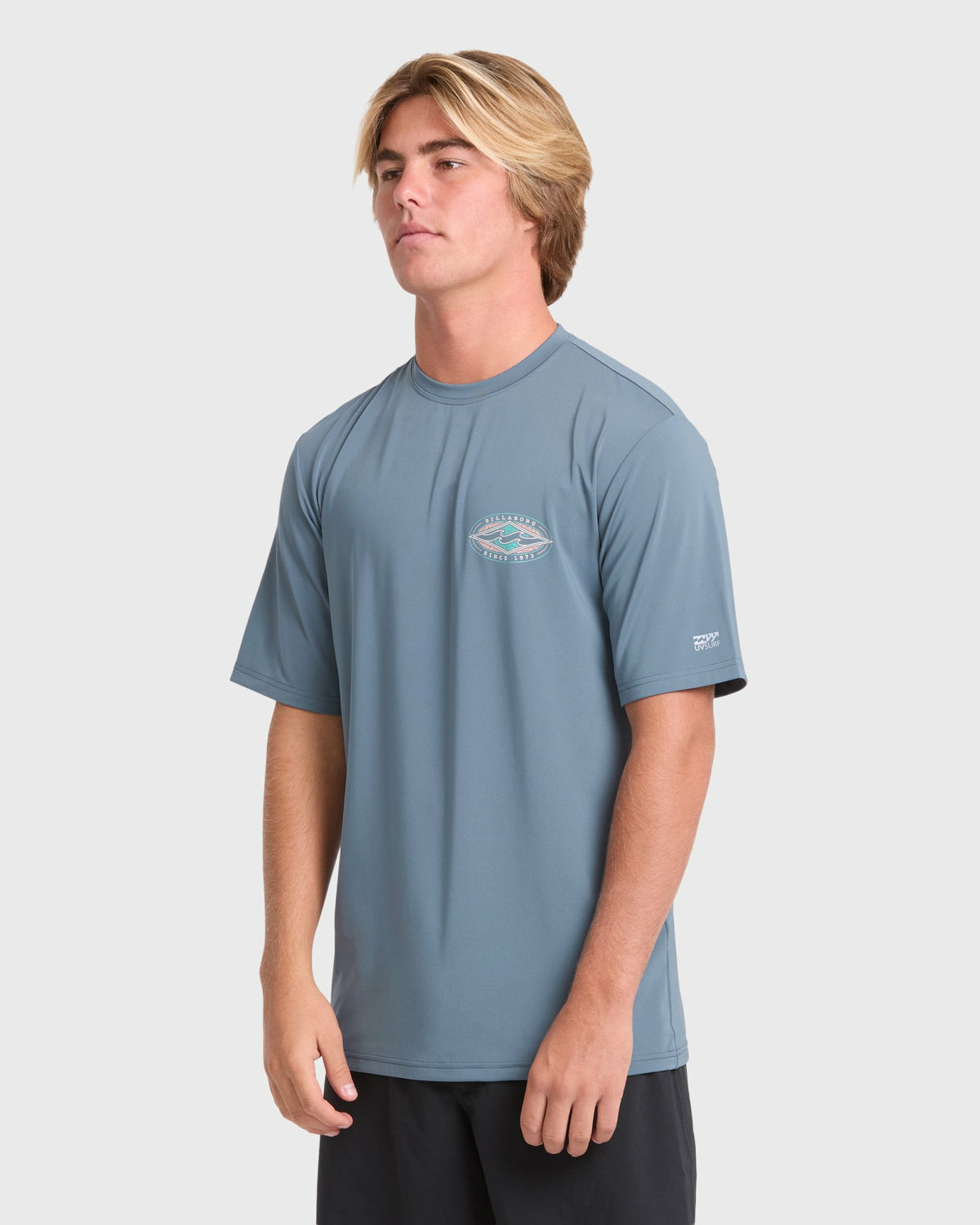 Billabong Men's Rift Short Sleeve Surf Tee - China Blue