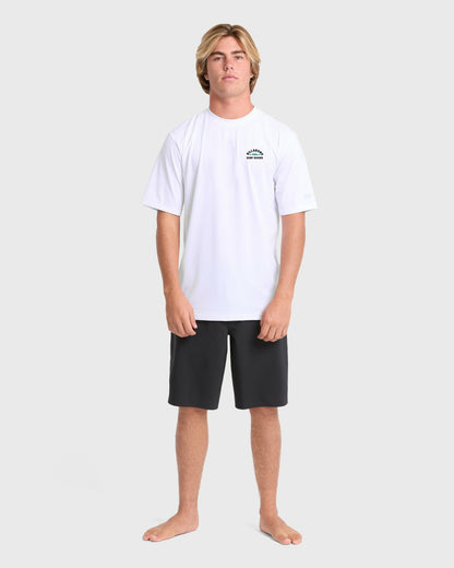 Billabong Men's Rift Short Sleeve Surf Tee - White