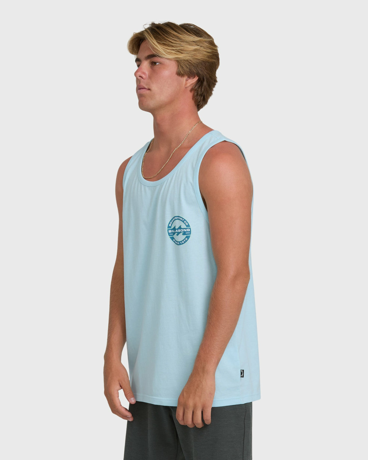 Billabong Men's Hollow Fill Premium Tank Top - Coastal Blue