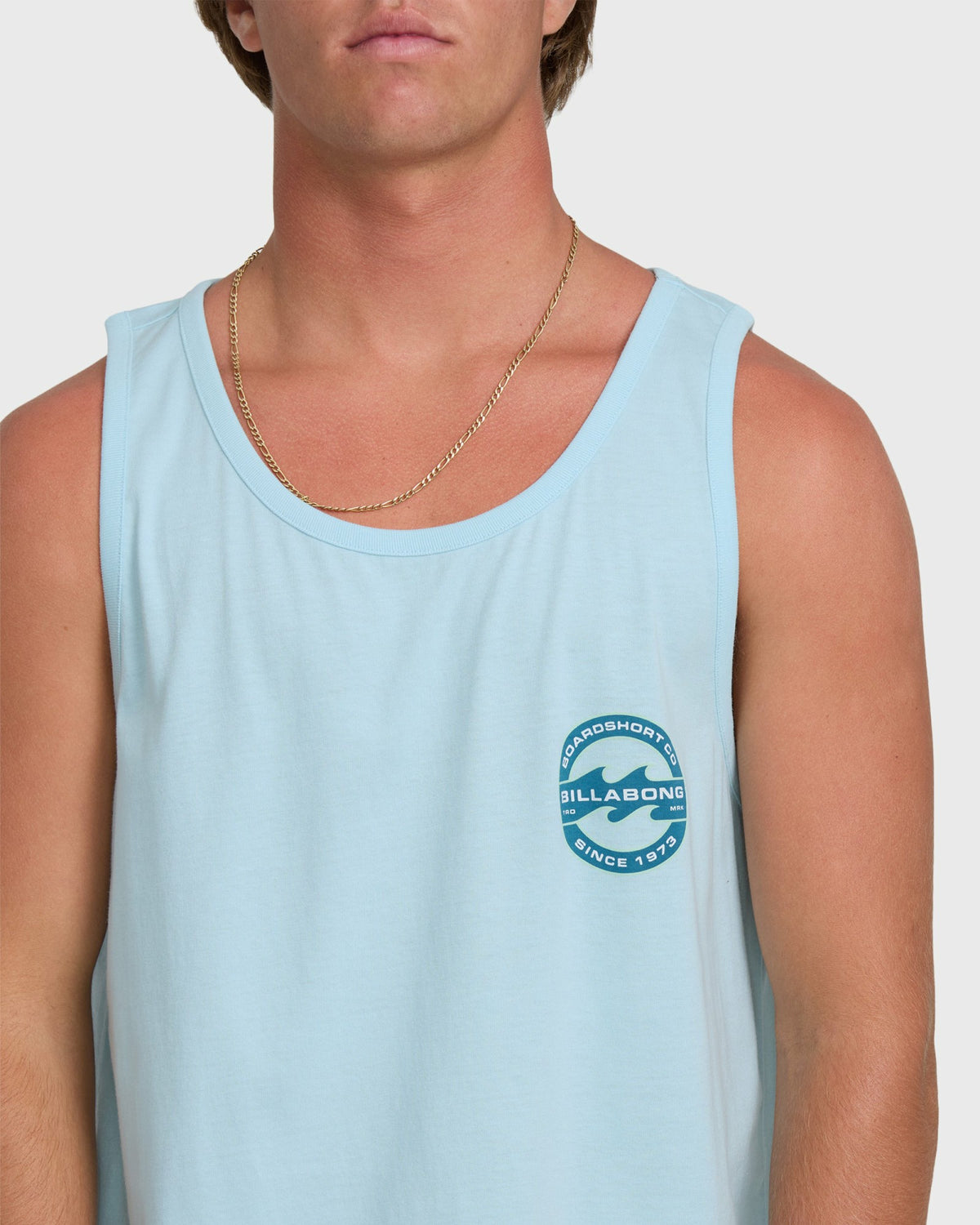 Billabong Men's Hollow Fill Premium Tank Top - Coastal Blue