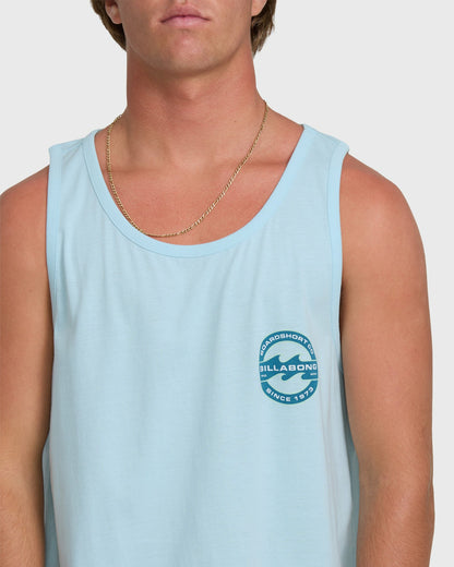 Billabong Men's Hollow Fill Premium Tank Top - Coastal Blue
