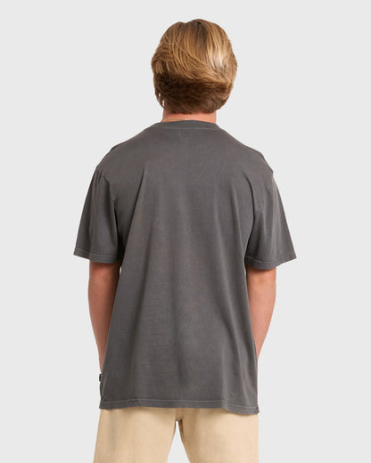 Billabong Men's Essential Wave Washed Premium Short Sleeve Pocket Tee - Raven