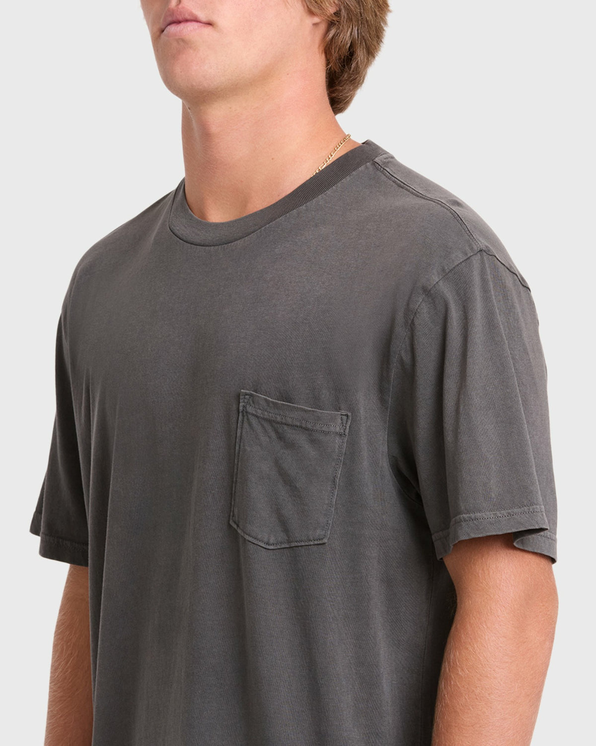 Billabong Men's Essential Wave Washed Premium Short Sleeve Pocket Tee - Raven